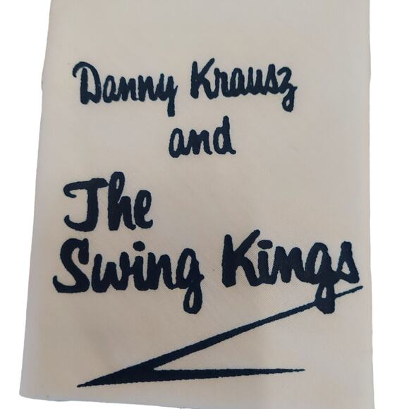VTG Swing Band Pocket Square D Krausz And The Swing Kings 1930-40 Style Art Deco - Picture 5 of 6